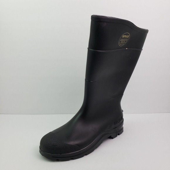 Servus Mens Size 11 Black Rubber Steel Toe Safety Work Boots ASTM F2413-18 main image 9
